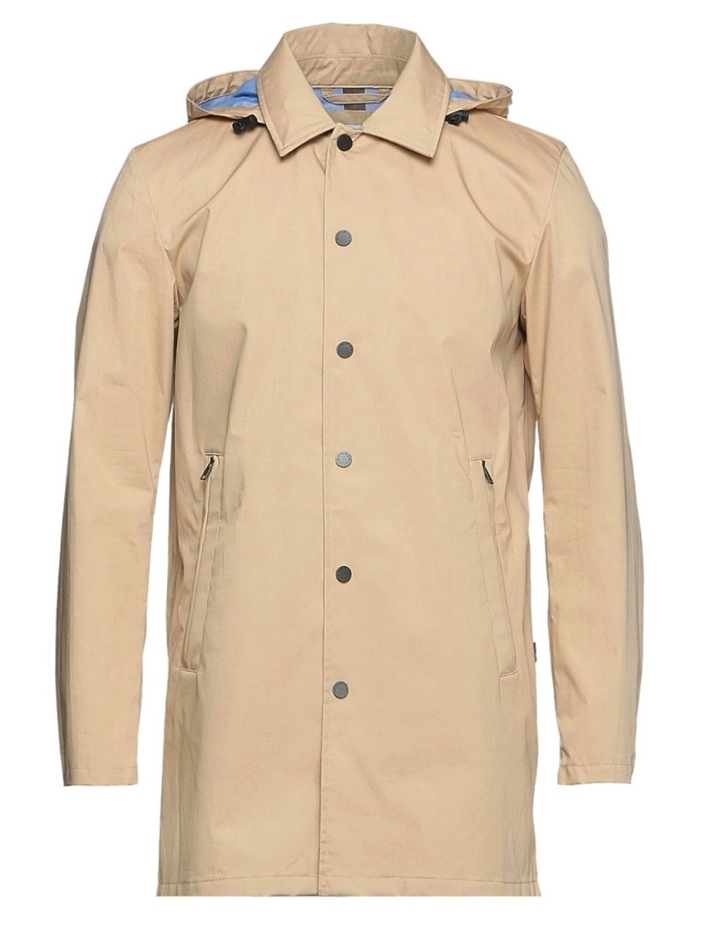 Woolrich Beige Jacket with Removable Hood